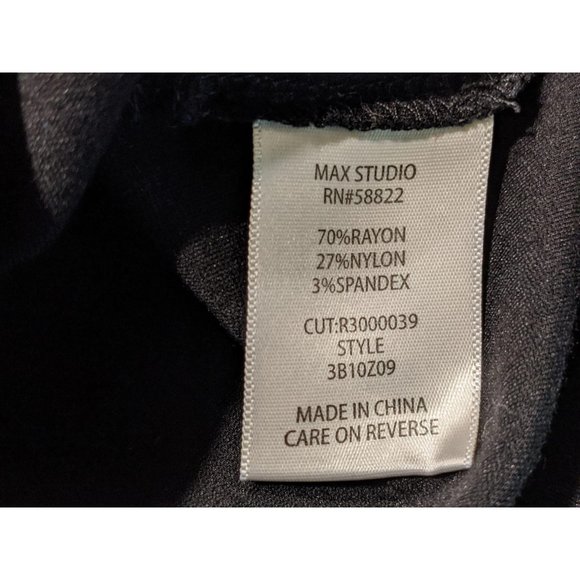 Max Studio black leggings‎ size XS - Picture 2 of 3